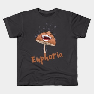 Euphoria mushroom Kids T-Shirt
